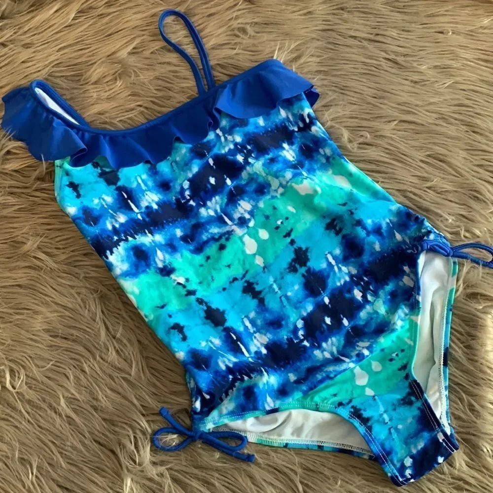 Justice Girls Swimsuit Swimwear One-Piece 10.5